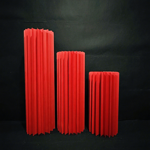 <span class=keywords><strong>Colonne</strong></span> pliable en papier de style Art <span class=keywords><strong>déco</strong></span> moderne, accessoires de mariage luxueux détachables, décoration de table de dessert, présentoir à fleurs, cylindre - Product Image 1