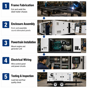 เครื่องกำเนิดไฟฟ้าดีเซล Cummins Weichai Perkins 50kva ดีเซล 50kw 50 Kva 50kva เครื่องกำเนิดไฟฟ้าแบบเงียบ 50 Kv 50kw 50000 วัตต์ ราคา - Product Image 3