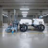 Machine à laser de nivellement de sol en béton haute précision, automatique, 31 CV, à moteur, haute efficacité, 2,5 m