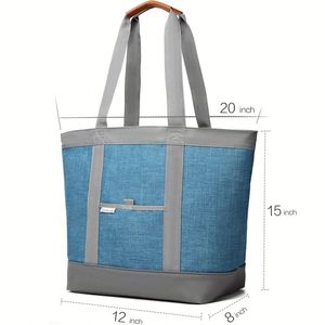 Đa chức năng tùy chỉnh in chất lượng cao công suất lớn Túi cắm trại ngoài trời dây đeo dài Dã Ngoại thực phẩm túi cách nhiệt - Product Image 1