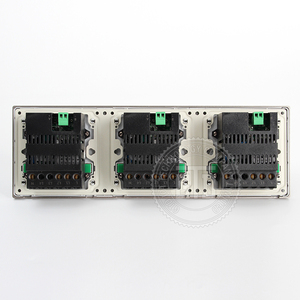 220V AC RS485 Vuông Nút mà không cần dẫn xung quanh toàn bộ CNC chải thông minh khách sạn sử dụng màu Xám nhôm 3 kết nối cạnh giường ngủ chuyển đổi - Product Image 5