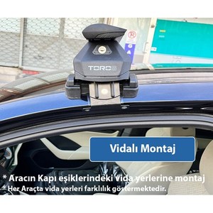 Barras Transversales de Techo de Aluminio para Fiat 500X, Sistema de Portaequipajes Negro para Modelos 2015 en Adelante - Product Image 3