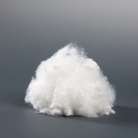 Fibre de polyester recyclée siliconée creuse, microfibre, matériau de rembourrage pour oreillers, coussins, jouets