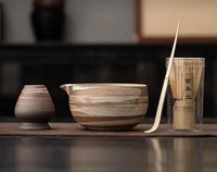 Ensemble de thé et de café en porcelaine japonaise de luxe avec logo personnalisé, bol à matcha et accessoires pour le thé
