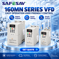 Variateur de fréquence monophasé SAFESAV à contrôle vectoriel sans capteurs avec unité de freinage intégrée pour moteur à induction AC