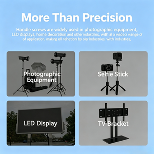 Vis de réglage universelle M4 à poignée en T en aluminium CNC et acier inoxydable 304 pour <span class=keywords><strong>cage</strong></span> de caméra <span class=keywords><strong>SmallRig</strong></span> Tilta - Product Image 4