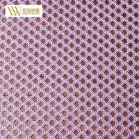 Tissu en maille tricotée chaîne 100 % polyester léger, écologique et respirant pour languettes et empeignes de baskets d'extérieur – Couleurs personnalisées
