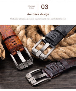 WESTAL uomini casual <span class=keywords><strong>cintura</strong></span> di <span class=keywords><strong>alta</strong></span> qualità per i jeans degli uomini genuino maschile cinghia di cuoio delle cinghie di <span class=keywords><strong>vita</strong></span> di cuoio del mens <span class=keywords><strong>cintura</strong></span> con fibbia - Product Image 6