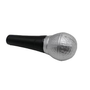 Microphone factice en mousse PU, jouet anti-stress, accessoire de chant pour animateur, cadeau personnalisé avec logo - Product Image 2