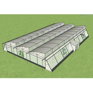 Serre à toit en forme de dents de scie, ventilée naturellement, haute résistance, durable, avec couverture résistante aux UV - Product Image 5