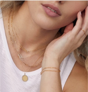 Jietao tùy chỉnh thép không gỉ Bling CZ Đá đồng xu Mặt Dây Chuyền Vòng cổ kim cương biên giới vòng đĩ<span class=keywords><strong>a</strong></span> quyến rũ Mặt dây chuyền vòng cổ - Product Image 2