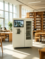 Distributeur automatique de lait liquide avec code QR, retour de jetons et pièces, écran LED, nettoyage automatique, écran tactile 12 pouces, paiement par carte de crédit, en acier