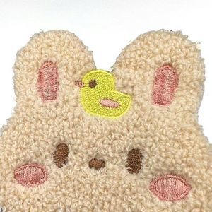 Patch thermocollant rose personnalisé avec paillettes, patch adhésif, patchs brodés en chenille avec un chat mignon - Product Image 6