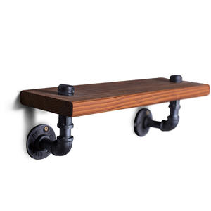 Étagères flottantes en noyer 36 pouces, étagères murales en bois rustique pour le rangement, étagère de présentation murale pour le salon, la chambre à coucher, K - Product Image 1