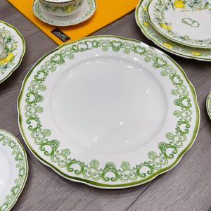 Ready to Ship Porcelain Classic Lemon Design Ceramic <b>Dinner</b> Plate <b>Set</b> Dinnerware Personal Use - Product Image 6