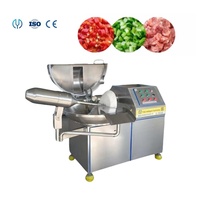 Pencacah Sayuran Otomatis, Pencacah Daging, Mixer, Kapasitas Besar 20L 40L 80L 125L, Senyap, Pencacah Pengisi Sosis