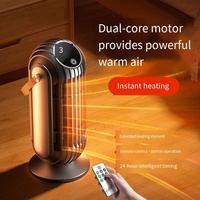 Chauffage céramique portable électrique PTC en forme de tour, télécommande, ventilation, thermostat réglable pour la maison, le bureau, l'extérieur