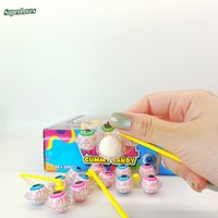 Bonbons Gommeux Multicolores SuperLoves Windmill Eyeball, Design Rotatif à 4 Yeux, 8g x 30 pièces, Boîte, Emballage Personnalisé, Vente en Gros