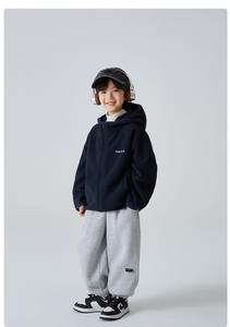 <span class=keywords><strong>Manteau</strong></span> d'hiver coréen doublé polaire à col rond pour garçon Hai Ma, nouvelle collection 2025, chaud et épais, mode enfant - Product Image 4