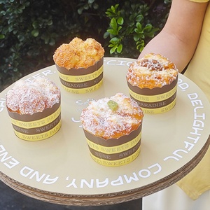 Plateaux à gâteau ronds Sunshie de 4, 6, 8, 10, 12 pouces, prix de gros, plateau d'emballage alimentaire en papier blanc, base ronde en papier pour gâteau - Product Image 4