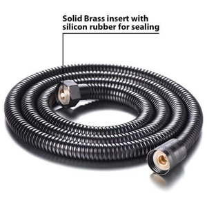 Black Small Compact Bidet Douche Shattaf Sprayer with Black Hose 1.5m Bathroom Handheld Bidet Toilet Stainless Steel Tap <b>Spray</b> - Product Image 6