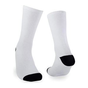 Wholesale <strong>Hot</strong> Sale 2023 New Sport Dress Daily Polyester Custom Printing White Blank <strong>Socks</strong> for Sublimation - Product Image 3