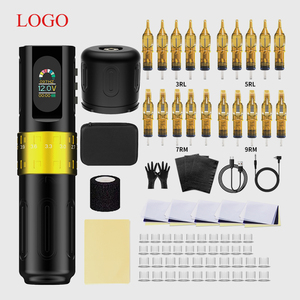 Kit de machine à tatouer sans fil personnalisé, ensemble complet pour le maquillage permanent (PMU) et le body art, avec papier de transfert et outils de tatouage des sourcils - Product Image 5
