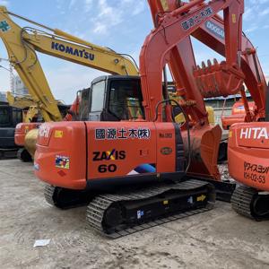 Pelle sur chenilles Hitachi ZX60 d'occasion Machine de construction à usage intensif avec pour moteur Boîte de vitesses Modèle 2022 Bosch Rexroth Hydraulics - Product Image 5