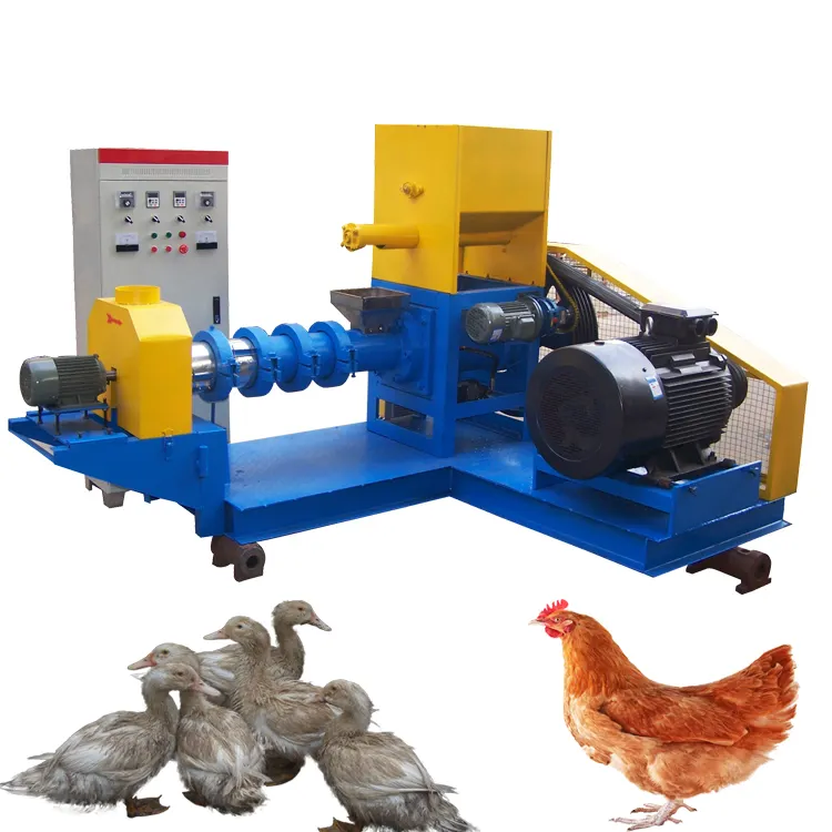 동물 가금류 가축 닭 물고기 사료 펠릿 만들기 기계 가축 사료 용 부유