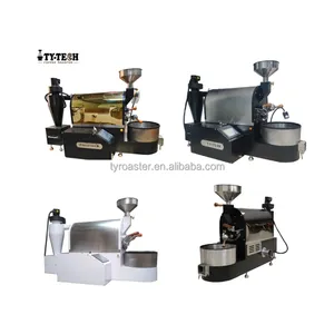 Widely used roaster for roasting coffee 500g 1kg 2kg german specialty rotary drum high capacity coffee roaster for house