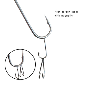 Weihai ตะขอเบ็ดตกปลาแบบเดี่ยวทำจากเหล็กกล้าคาร์บอนสูงใช้สำหรับปลาคาร์พและปลาแบส - Product Image 4