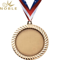 Médaille Noble Cheerleading avec ruban Glittery Cheer Design Sports Award pour les compétitions