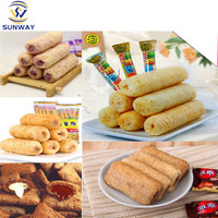 Ligne de machines d'extrusion de snacks fourrés au chocolat pour usage commercial, équipement d'extrusion de snacks fourrés, usine de production