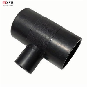 Z.<strong>X</strong>.H HDPE Plastic <strong>Tubes</strong> for Water Supply PE Butt Welded Pipe Fitting Joint Reducing Tee High-Density Polyethylene Connector - Product Image 2