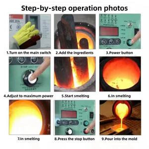 トピロ 10KG-50KG ミニ溶解炉 鋳造炉 ミニアルミニウム金鋼銅誘導炉 - Product Image 6