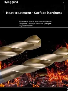 Đầu khoan xoắn thép không gỉ siêu cứng Nachi Fujitsu 7572P, thép hợp kim tốc độ cao, cán thẳng, sản xuất tại Nhật Bản - Product Image 2