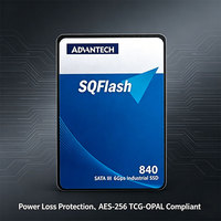 Advantech Industrial SSD SATA III de 2.5" SQF-S25 840L de Alta Resistencia DWPD PLP AES256 OPAL LDPC ECC para Sistemas IPC