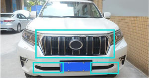 Rejilla de Estilo para Automóvil, Malla Protectora Contra Insectos, Rejilla Frontal para <span class=keywords><strong>Toyota</strong></span> <span class=keywords><strong>Land</strong></span> <span class=keywords><strong>Cruiser</strong></span> Prado FJ150 2018 2019 2020 - Product Image 5