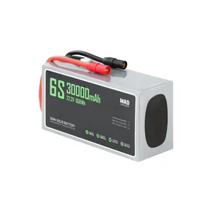 Batería de Litio de Estado Sólido para Drones de 6S 30Ah, Alta Densidad de Potencia y Peso Ligero - Product Image 5