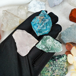 All'ingrosso di cristallo grezzo grezzo naturale a grappolo di ametista alla rinfusa di pietra grezza Set confezione regalo per la guarigione - Product Image 2