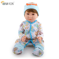 Poupée Reborn Toddler de Haute Qualité 50cm Réaliste Jouet Doux Poupée de Mode pour Enfants Fait Main Unisexe Matériel Silicone Certifié EN71