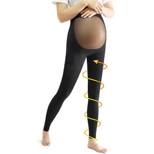 Leggings de Maternidad para Mujeres Embarazadas, <span class=keywords><strong>Medias</strong></span> de <span class=keywords><strong>Compresión</strong></span> Suaves y Transpirables de 20-30 mmHg, Pantimedias de Soporte que Reducen el Edema - Product Image 3