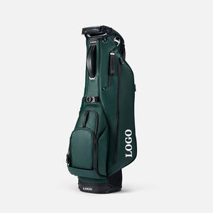 Sac de golf en cuir portable imperméable avec logo personnalisé, apparence verte de luxe, qualité garantie, idéal pour tournoi ou cadeau - Product Image 2
