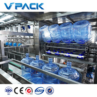 Machine de remplissage d'eau de 5 gallons pour usine d'embouteillage