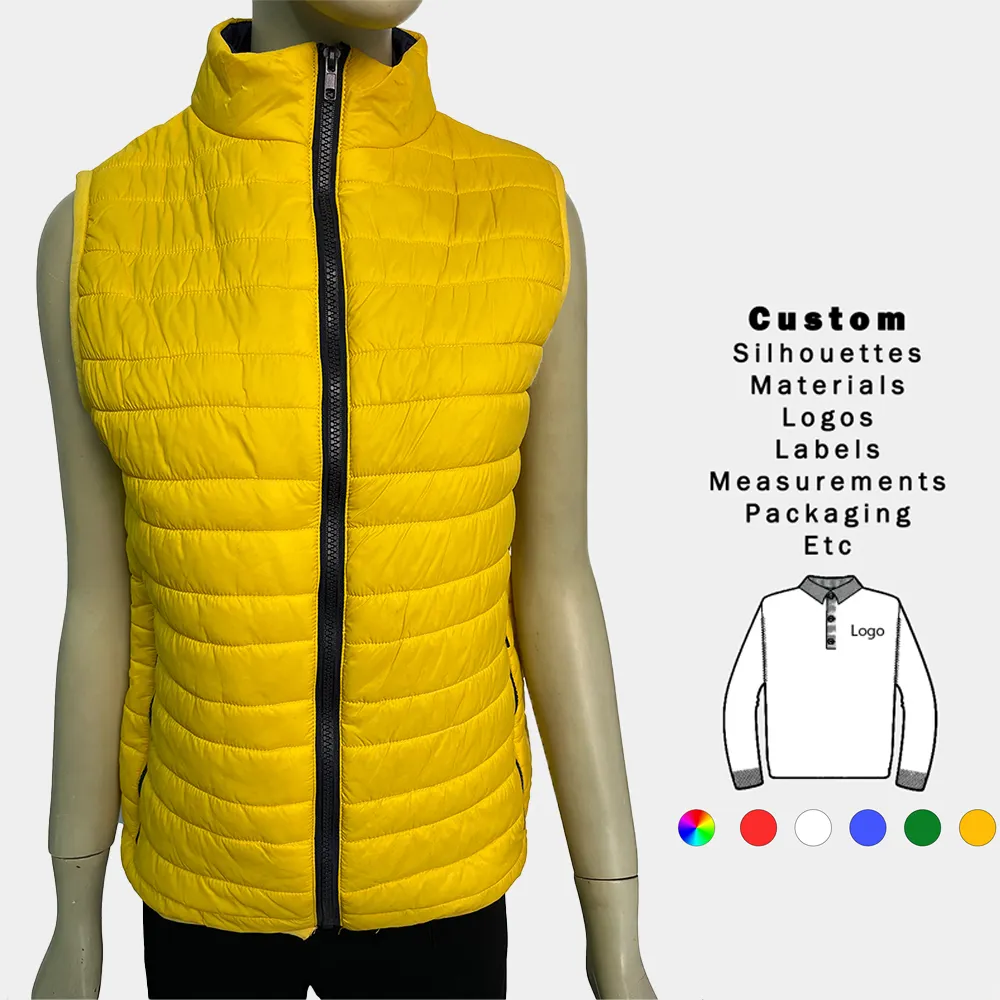 Mode Oem Bubble Jas Wintervest Jas Vrouw Warm Houden Dameskleding Donsjack Standaard Chiffon Gebreide Dames