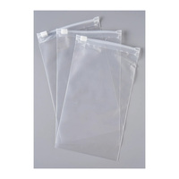 Sachet refermable flexible avec fermeture éclair et curseur pour un rangement sûr et rapide des aliments (sushi, lait, nourriture pour animaux, gelée) et autres produits.