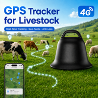 Mini Rastreador GPS Antipérdida, Compatible con WiFi, LBS, Beidou, Resistente al Agua IP67, para Mascotas, Perros, Gatos, Ganado, Ovejas, 4G