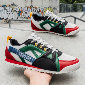 Chaussures de sport rétro de haute qualité pour hommes, à lacets, confortables, souples, respirantes, légères, décontractées, avec fermeture éclair, faciles à enfiler - Product Image 3