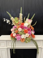 Boule de fleurs SY - 60 cm - Couleurs chaudes personnalisées - Centre de table de mariage - Vente flash - Décorations de mariage
