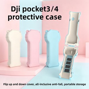 Estuche Protector de Silicona para Lentes de PC, Venta al por Mayor de Fábrica, para <span class=keywords><strong>Osmo</strong></span> Pocket 4, Resistente a Caídas y Arañazos - Product Image 5
